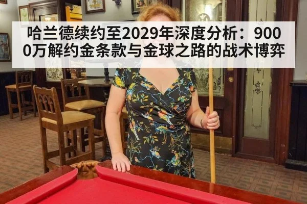 哈兰德续约至2029年深度分析：9000万解约金条款与金球之路的战术博弈